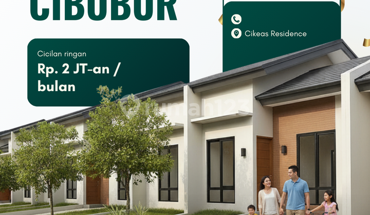 Cicilan 2 Jutaan Punya Rumah Minimalis Nyaman di Bogor