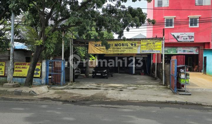 Sewa Bangunan Usaha Jl M Toha Tangerang Strategis Ramai Lt289m2