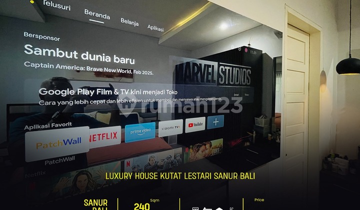 Disewakan Luxury House Kutat Lestari Sanur Bali