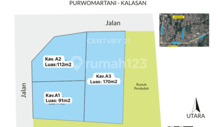 Tanah Kavling 3 Unit di Purwomartani Dekat Bandara Adisucipto Tanah Kavling 3 Unit di Purwomartani Dekat Bandara Adisucipto