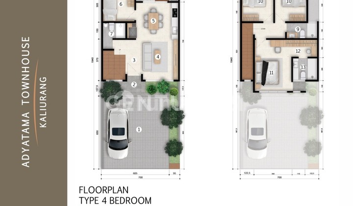 Adyatama Townhouse Kaliurang Cluster 2-Story House with Mountain View 2
