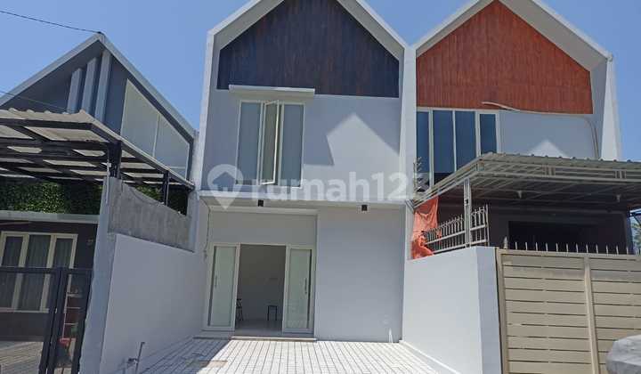A130. For Sale New Scandinavian 2-Story House New Royal Gunung Anyar Surabaya 2