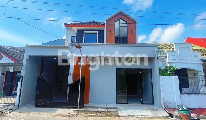 Two-story house, fully renovated in a comfortable neighborhood, move-in ready. BUMI CITRA FAJAR.
