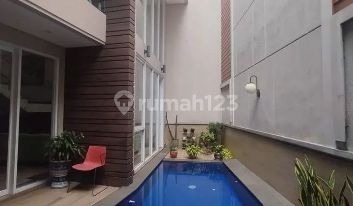 Dijual Rumah Mewah Luxury Pondok Indah Luas 305 M2 Jakarta Selatan Kolam Renang Swimming Pool Murah Bu