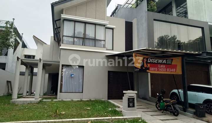 HOT LEASED  NICE & NEWLY RENOVATED HOUSE, IN SERENADE LAKE -GADING SERPONG WITH LAKE VIEW