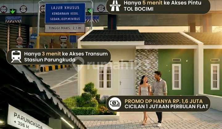 Rumah Subsidi Cicilan 1 Jutaan Dekat Banget Exit Tol Bocimi (5 Menit) Rumah Subsidi Cicilan 1 Jutaan Dekat Banget Exit Tol Bocimi (5 Menit)