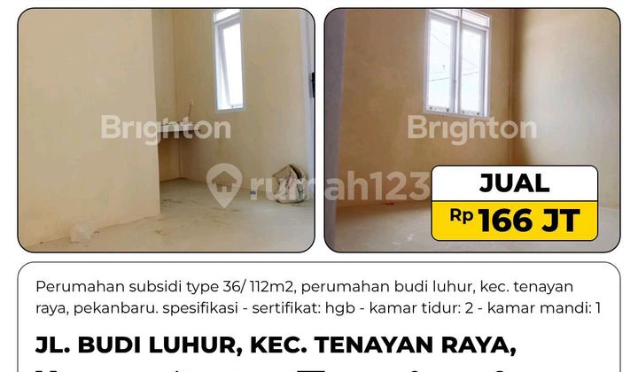 Rumah, 1 Lantai, di Pekanbaru Kota, 1