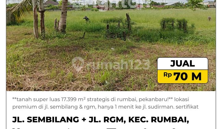 Tanah, 1 Lantai, SHM, di Pekanbaru Kota, Tanah, 1 Lantai, SHM, di Pekanbaru Kota,