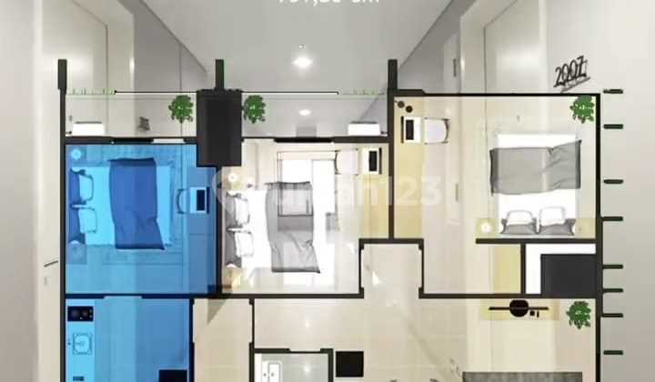 Apartemen Siap Huni Lokasi Strategis Diciater BSD