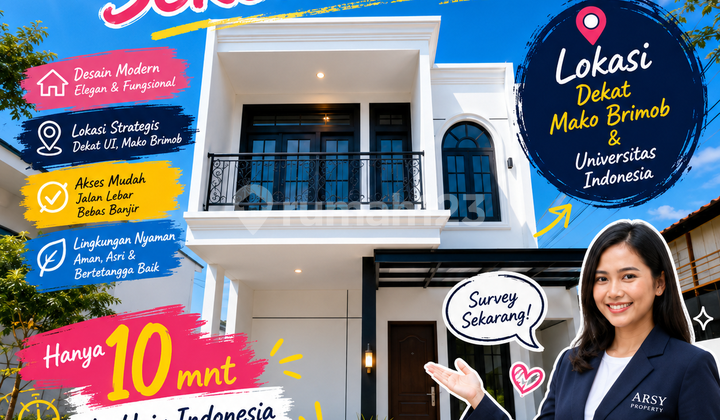 Rumah Baru Cluster Kelapa Dua Depok -Harga Mulai 900 Jtan Free Biaya Biaya Rumah Baru Cluster Kelapa Dua Depok -Harga Mulai 900 Jtan Free Biaya Biaya