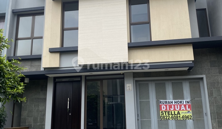 Rumah The Eminent BSD 2 Lantai SHM Belum Pernah Dihuni Rapih