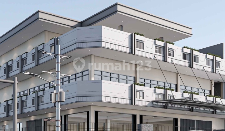 Ruko Luas 3 Lantai di Daerah Komersial Denpasar Barat