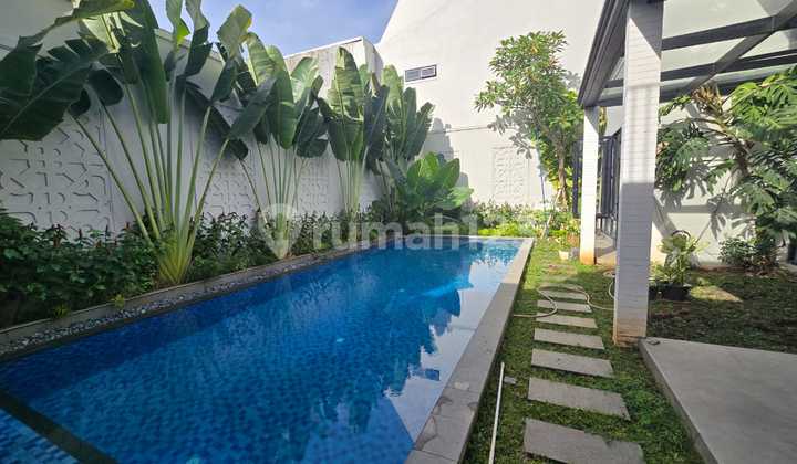 For Rent Beautiful Modern Minimalist House Near Headquarters, Embassy, and Senopati Kebayoran Baru Office Area, South Jakarta 1