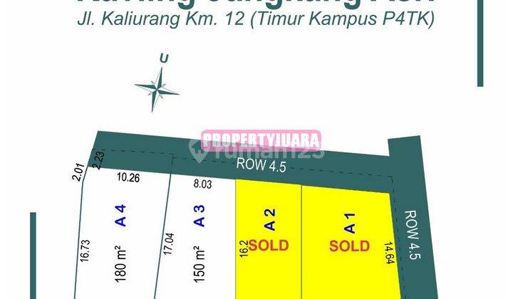 Kavling Jl Besi Jangkang Jogja Timur Lapangan Klidon 1
