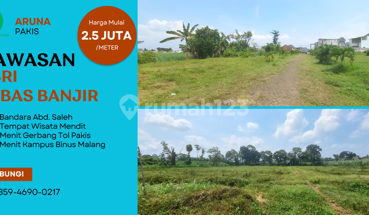 Jual Kavling 3 Menit Exit Tol Pakis Malang untuk Bangun Rumah Akses Mobil Simpangan