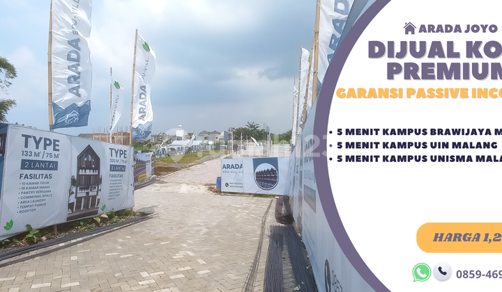 5 Minutes to UIN Malang Campus Passive Income Hundreds of Millions Per Year Freehold Title Split Kost for Sale 1