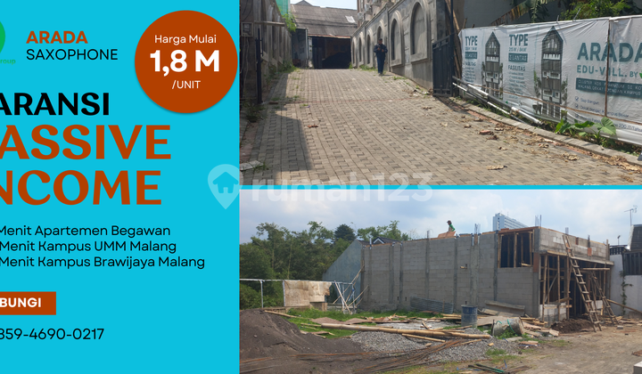 Rukost Premium 5 Minutes to Umm Malang Campus, SHM Ready, Suitable for Building a Boarding House 1