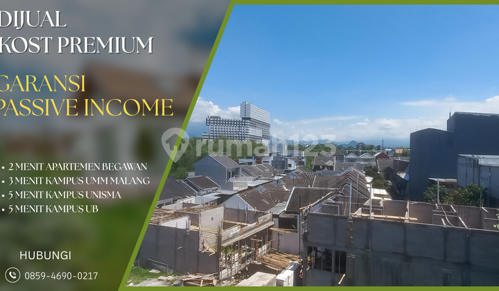 5 Minutes Apartment Begawan Tlogomas Malang, Split Certificate, Passive Income Hundreds of Millions a Year, Premium Boarding House for Sale 1