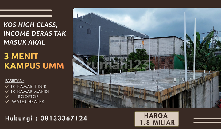 For Sale: Kost 5 Minutes to Unisma Malang Campus, Separate SHM, Fully Furnished 1