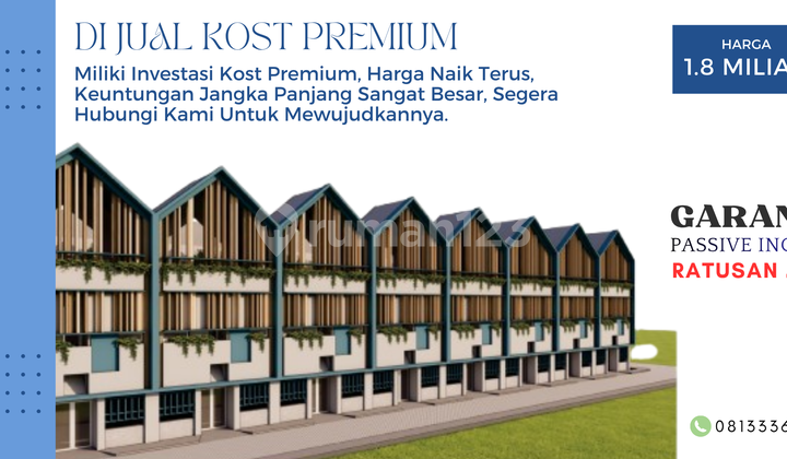 Premium Fully Furnished Kos for Sale, 5 Minutes to Unisma Malang Campus, SHM Ready. 1