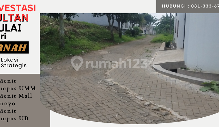 Land for Sale with Certificate, 5 Minutes from UMM Malang Campus