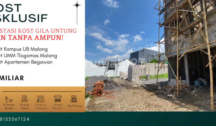 Boarding House For Sale 5 Minutes to Ub Malang Campus, SHM On Hand, Annual Income Hundreds of Millions. 1