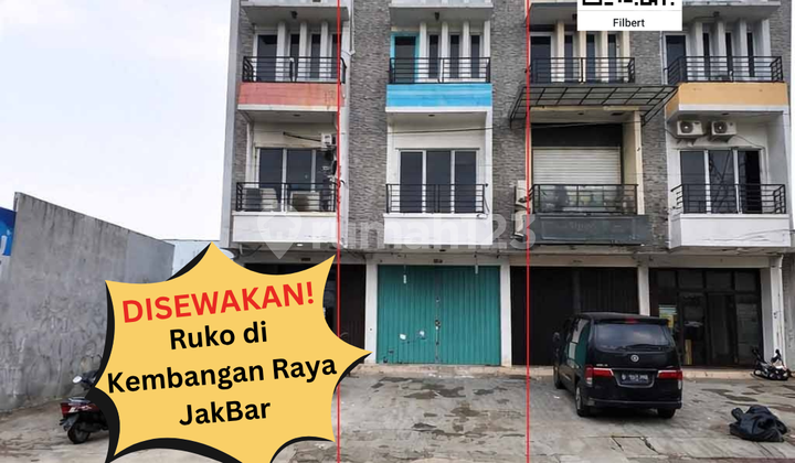 For Rent: Ruko Kembangan Raya, West Jakarta, 4×15 M², 3½ floors 2