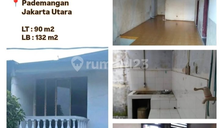 Disewakan.!!! Rumah, 2 Lantai, SHM, Pademangan