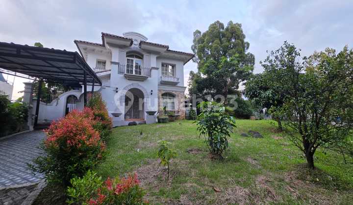 RENTAL - Corner House with Two Front Façades Facing Green Area in Argenia, Sentul City