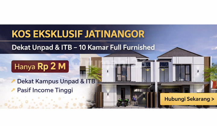 6 Kamar Full Furnished - Kosan Eksklusif Jatinangor