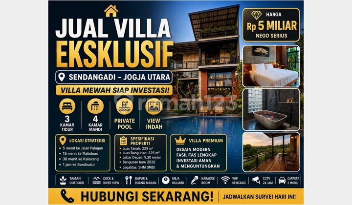 Villa Jogja Utara - High Income Potential Private Luxury Villa Villa Jogja Utara - High Income Potential Private Luxury Villa