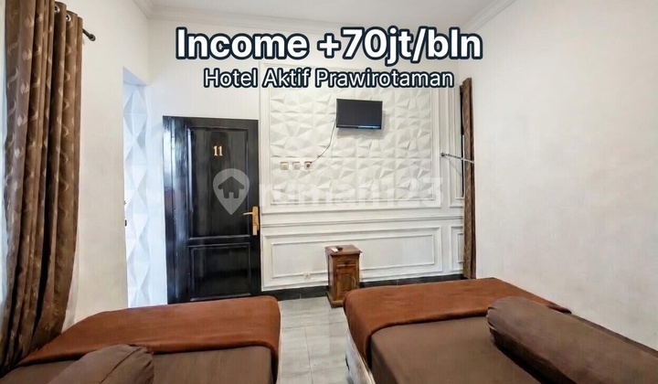 Hotel Aktif Prawirotaman | Income 70Jt/Bulan | Siap Jalan Hotel Aktif Prawirotaman | Income 70Jt/Bulan | Siap Jalan