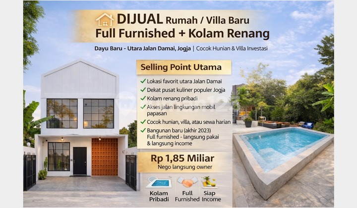 North Yogyakarta Villa - Rare Location Near UGM & Kaliurang Road North Yogyakarta Villa - Rare Location Near UGM & Kaliurang Road