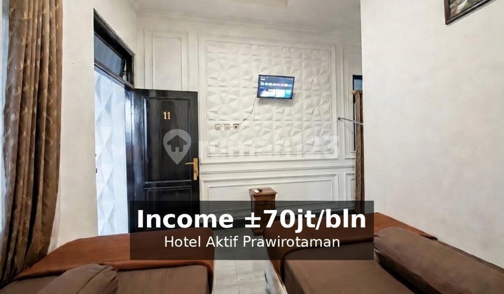 Hotel Aktif Prawirotaman | Income 70Jt/Bulan | Siap Jalan