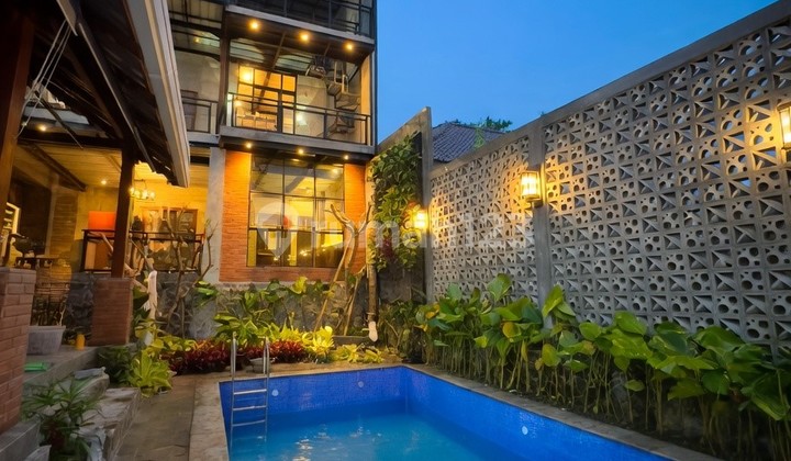 Villa Mewah Jogja Utara Sendangadi Private Resort Style Infinity Pool View Alam Villa Mewah Jogja Utara Sendangadi Private Resort Style Infinity Pool View Alam