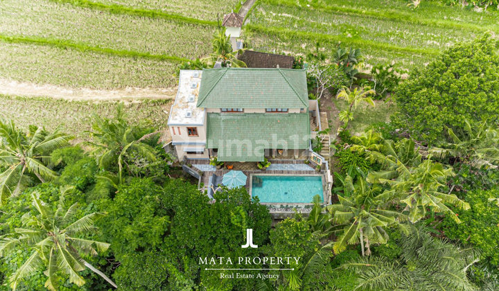 Luxury Jungle View Villa For Sale In Central Ubud With High Roi