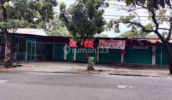 Tanah bagus di pinggir jalan raya di pinggir kampus Mercu buana 2