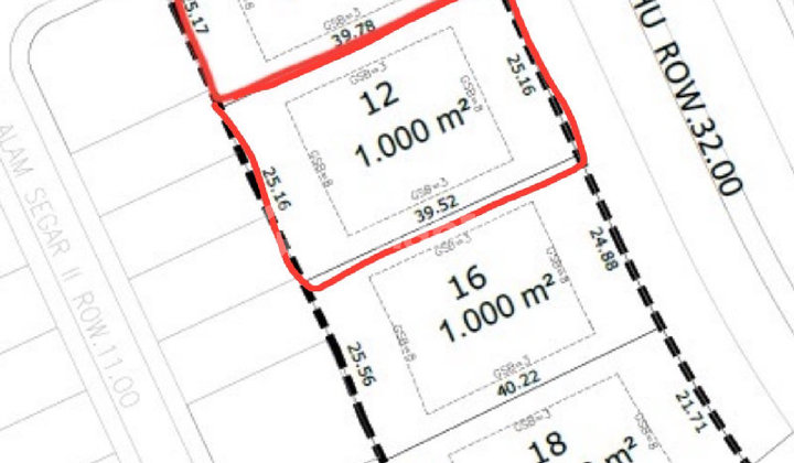 Commercial Land in Front of Sports Village Lippo Cikarang - Price Negotiable!