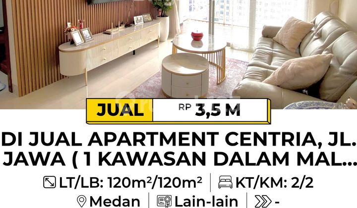 For Sale: Centria Apartment, Jl. Jawa (1 Complex in Center Point Mall Area) For Sale: Centria Apartment, Jl. Jawa (1 Complex in Center Point Mall Area)