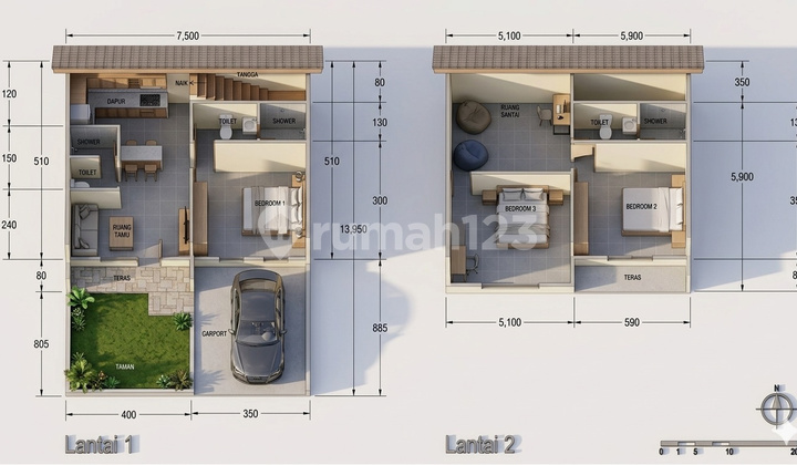 Rumah Baru Nusa Dua Dekat Kampus Rumah Baru Nusa Dua Dekat Kampus