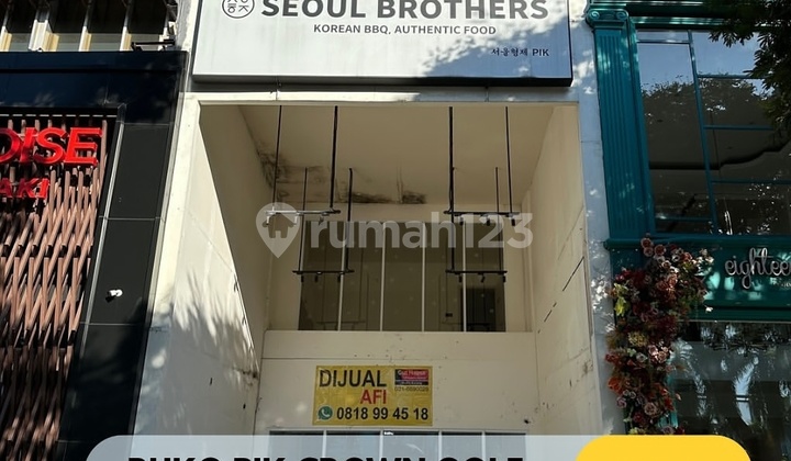 Dijual Ruko Crown Golf Pantai Indah Kapuk