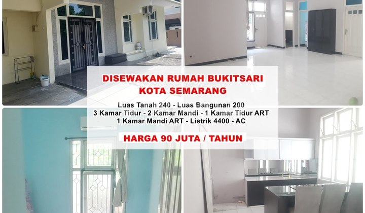 For Rent House Bukit Palma, Bukitsari Semarang 1