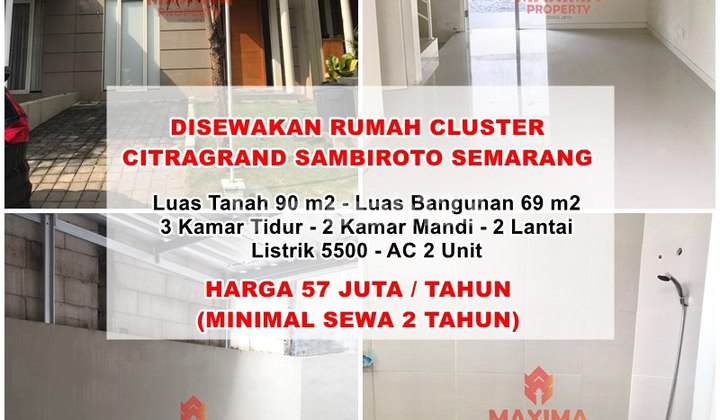 Disewakan Rumah Citragrand Semarang 1