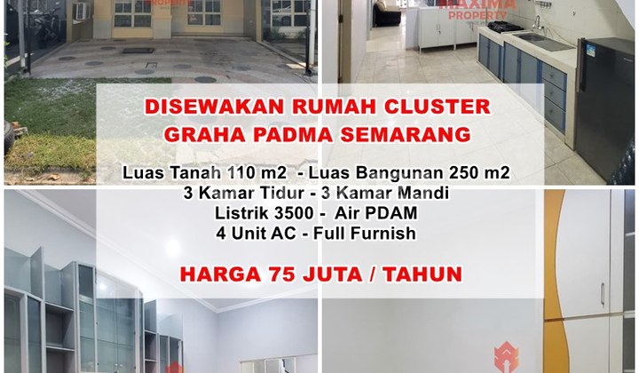 Disewakan Rumah Graha Padma Semarang 1