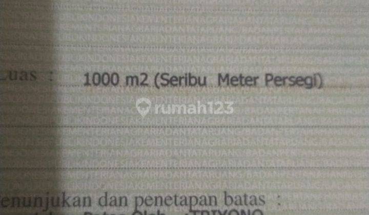 Tanah Seluas 1000 M2 di Sukabungah. Bojongmangu, Bekasi 7