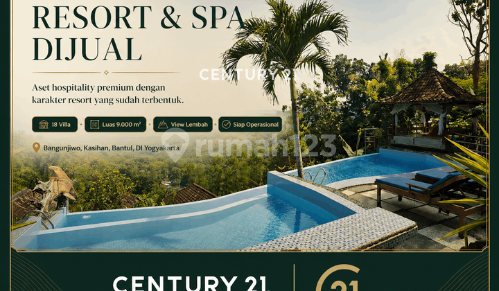 Resort Ready to Operate 18 Villas in Kasihan, Bantul Resort Ready to Operate 18 Villas in Kasihan, Bantul