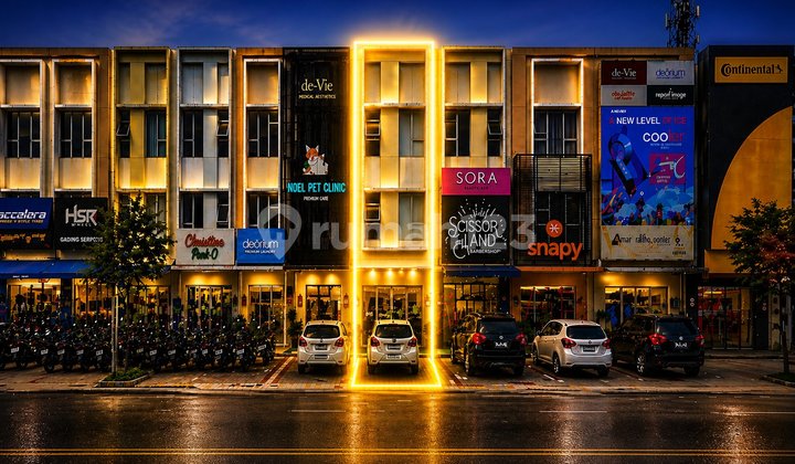 Ruko Main Road Gading Serpong 3 Lantai Siap Usaha Ramai