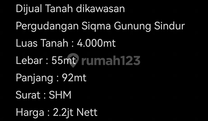 Tanah, Tanah,