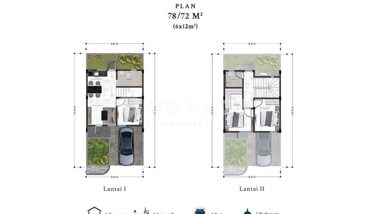 Rumah Hook Diamond Pavilion Asscher Batam Centre Type 60/117