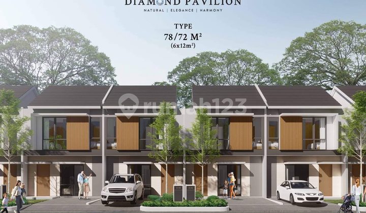 Rumah Hook Diamond Pavilion Asscher Batam Centre Type 60/117